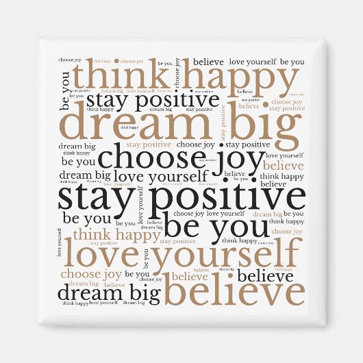 Redactivering WordArt Pattern Black Gold Magneet (Voorkant)