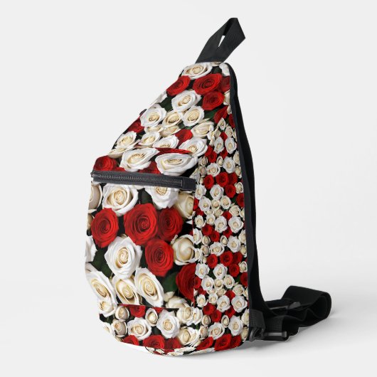 RedandWhiteRoses Sling Bag (Rechterhoek)
