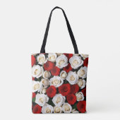 RedandWhiteRoses Tote Bag (Achterkant)