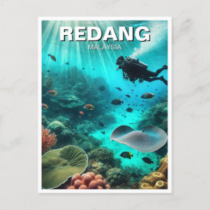 Redang Malaysia Scuba Diving Briefkaart