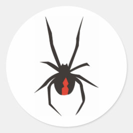Redback Spider 2 Ronde Sticker