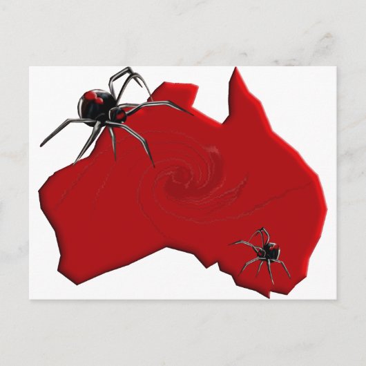 Redback Spider Australia Briefkaart (Voorkant)
