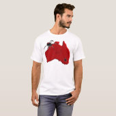 Redback Spider Australia T-shirt (Voorkant volledig)