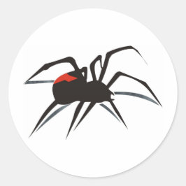 Redback Spider Ronde Sticker