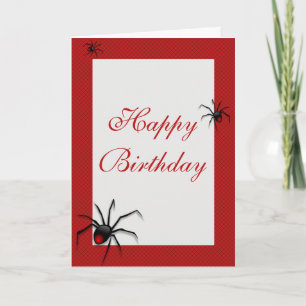 Redback Spider Verjaardag Kaart