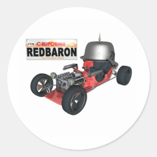 RedBaron Ronde Sticker