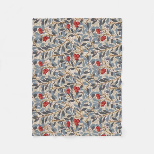 Redberry Tree, William Morris Fleece Deken (Voorkant)