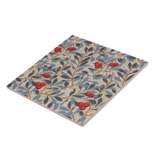 Redberry Tree, William Morris Tegeltje (Zijkant)