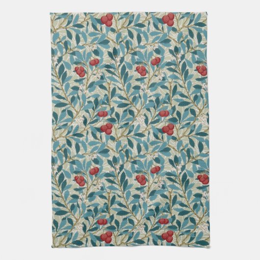 Redberry Tree, William Morris Theedoek (Verticaal)
