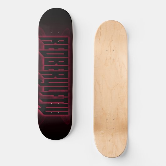 RedBerylFTW Banner Deck Persoonlijk Skateboard (Voorkant)