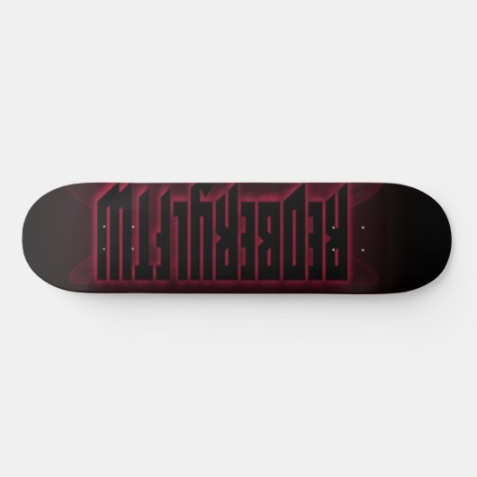 RedBerylFTW Banner Deck Persoonlijk Skateboard (Horizontaal)
