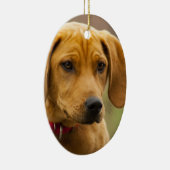 Redbone Coon Hound Dog Puppy Keramisch Ornament (Rechts)