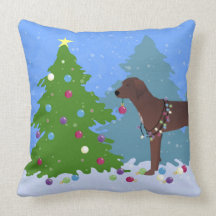 Redbone Coonhound Decorating Kerstboom