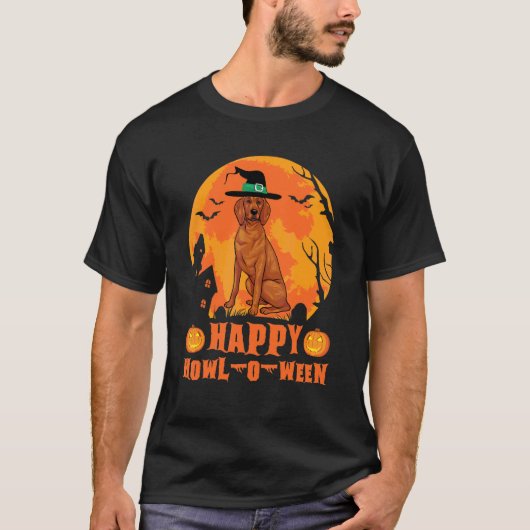 Redbone Coonhound Halloween T-shirt (Voorkant)