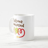 Redbone Coonhound Hondenras mam Gift Koffiemok (Voorkant links)