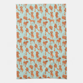 Redbone Coonhound Kitchen Towel Theedoek