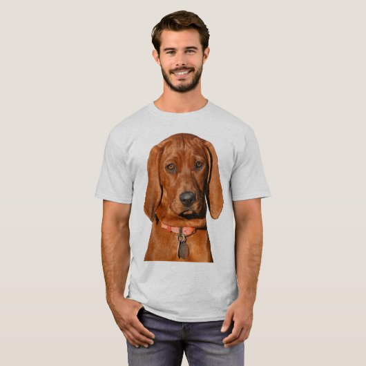 Redbone Coonhound Pup T-shirt (Voorkant volledig)