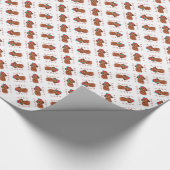 Redbone Coonhound Santa Paws Cadeaupapier (Hoek)