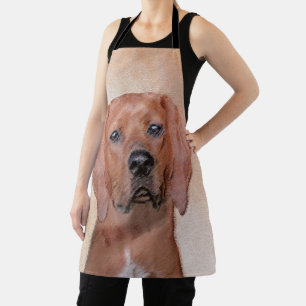 Redbone Coonhound Schilderij - Mooie Originele Hon Schort