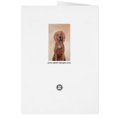 Redbone Coonhound-schildering - Kute Original Dog  (Achterkant)