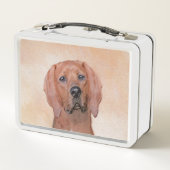 Redbone Coonhound-schildering - Kute Original Dog (Achterkant)