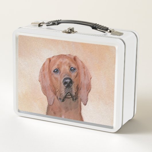 Redbone Coonhound-schildering - Kute Original Dog (Voorkant)