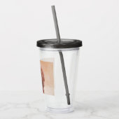 Redbone Coonhound-schildering - Kute Original Dog  Acryl Drinkbeker (Links)