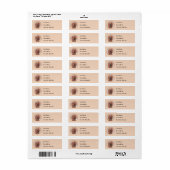 Redbone Coonhound-schildering - Kute Original Dog  Etiket (Full Sheet)