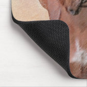 Redbone Coonhound-schildering - Kute Original Dog  Muismat (Hoek)