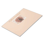 Redbone Coonhound-schildering - Kute Original Dog Notitieblok (Schuin)