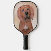 Redbone Coonhound-schildering - Kute Original Dog  Pickleball Paddle (Voorkant)
