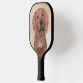 Redbone Coonhound-schildering - Kute Original Dog Pickleball Paddle (Links)