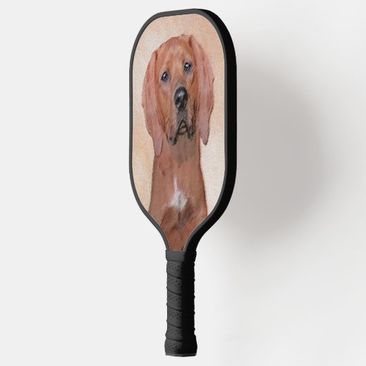 Redbone Coonhound-schildering - Kute Original Dog Pickleball Paddle (Links)