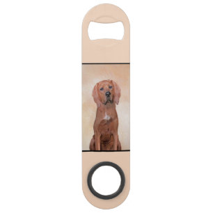 Redbone Coonhound-schildering - Kute Original Dog Speed Flessenopener