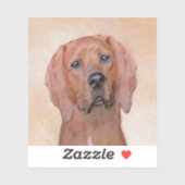 Redbone Coonhound-schildering - Kute Original Dog  Sticker (Vel)