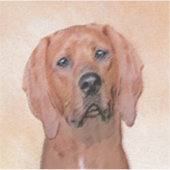 Redbone Coonhound-schildering - Kute Original Dog  Sticker (Voorkant)