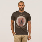 Redbone Coonhound-schildering - Kute Original Dog T-shirt (Voorkant volledig)