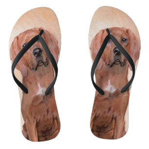 Redbone Coonhound-schildering - Kute Original Dog  Teenslippers