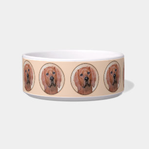 Redbone Coonhound-schildering - Kute Original Dog  Voerbakje