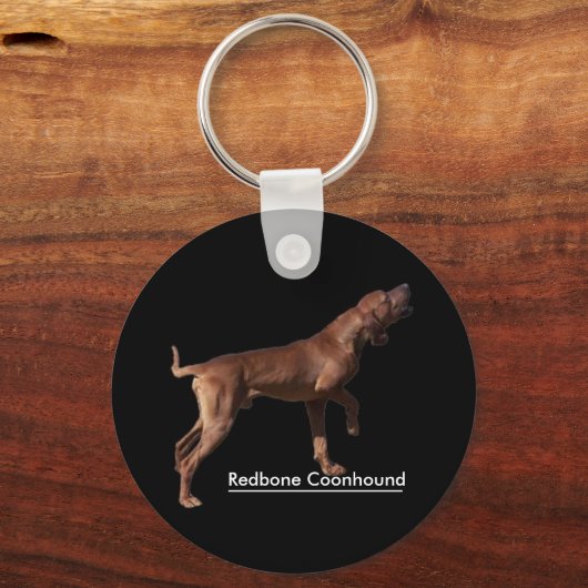 Redbone Coonhound Sleutelhanger (Voorkant)