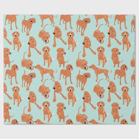 Redbone Coonhound Wrapping paper Cadeaupapier (Vlak)