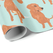 Redbone Coonhound Wrapping paper Cadeaupapier (Rol Hoek)
