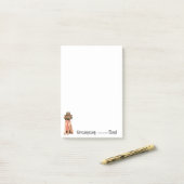 Redbone Dad Post-it Notes (Op bureau)