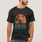 Redbone kever puppy hond moeder papa mama Cadeaus T-shirt (Voorkant)