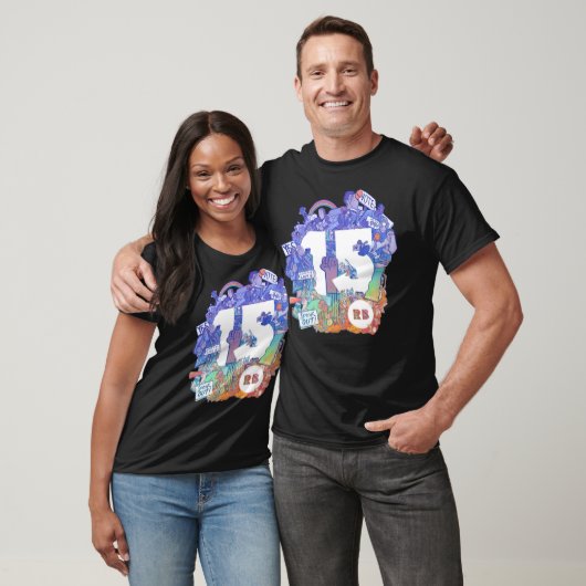 Redbubble&x27;s 15th Birthday artwork Classic T-Sh T-shirt (Unisex)