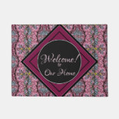 Redbud Branches Blooms Welcome Deurmat (Voorkant)