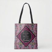 Redbud Branches Budda Flower Quote Tote Bag (Voorkant)