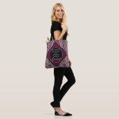 Redbud Branches Budda Flower Quote Tote Bag (Op model)
