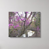 Redbud Bridge Canvas Afdruk (Voorkant)