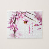 Redbud en honingbijen in Springtime Legpuzzel (Horizontaal)